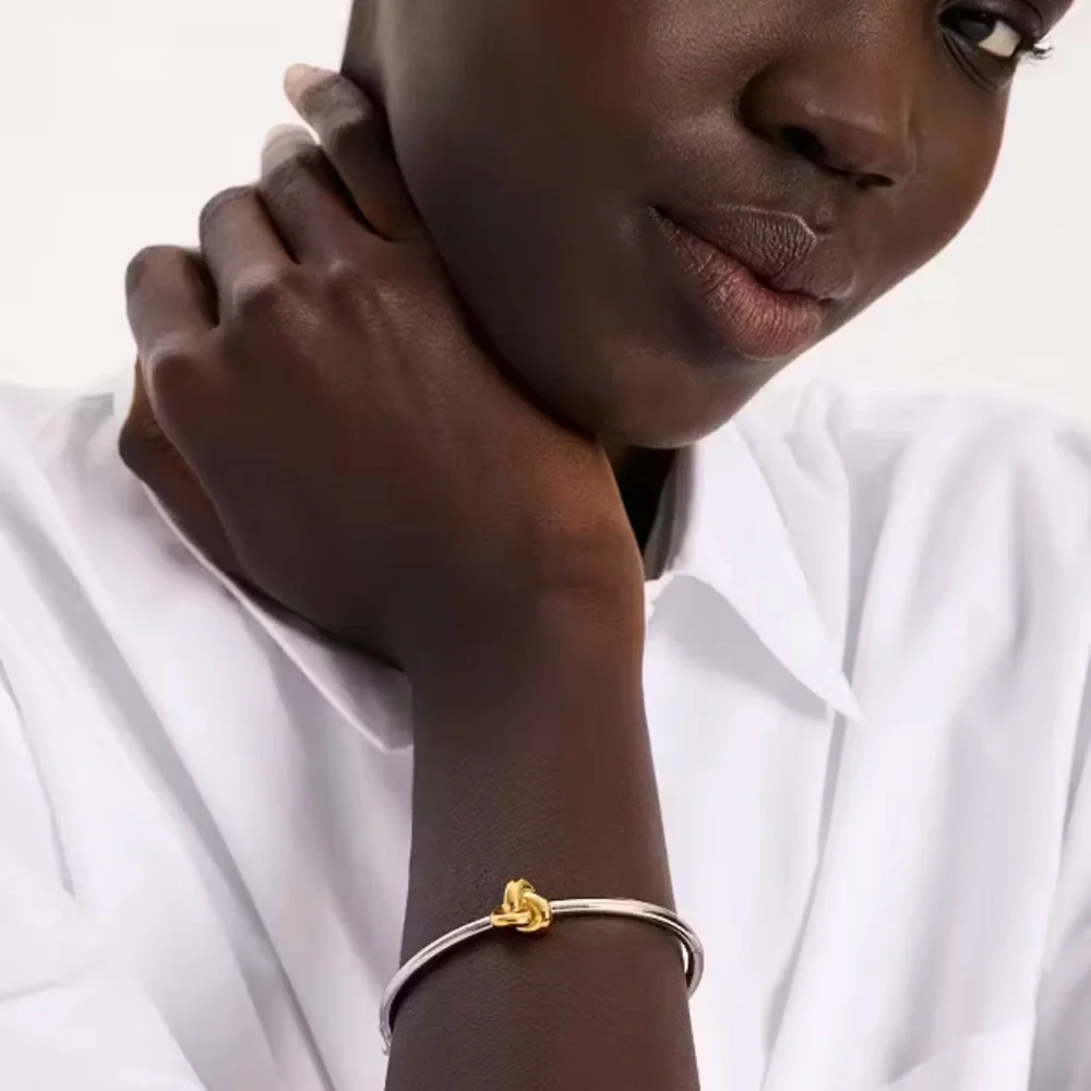 $78 Kate Spade Double Knot Hinged Bangle - Picture 3 of 10